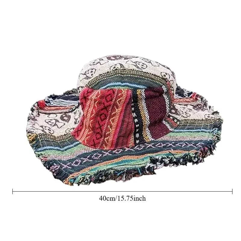 Bohemian Patchwork Bucket Hat