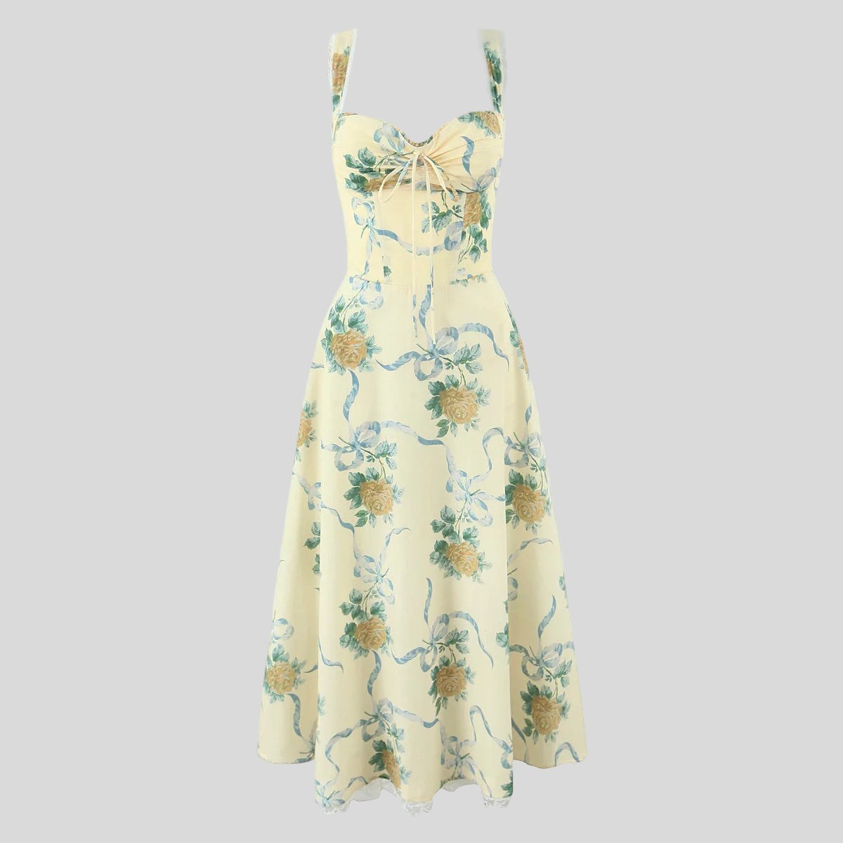 Shir- Corset Midi Dress