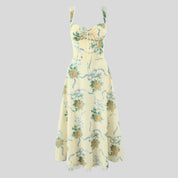 Shir- Corset Midi Dress