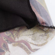 JI Floral Long-Sleeve Dress