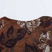 JI Floral Long-Sleeve Dress