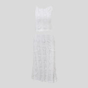 Shniqwa- White Skirt and Tank Set