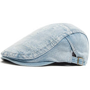 The Rafi Hat – Ripped Denim Beret