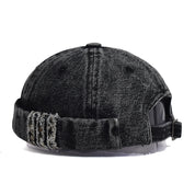 Washed Denim Docker Cap