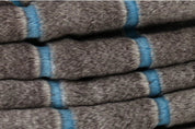Striped Patchwork Faux Fur Coat