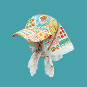 Vintage style baseball cap with bandana