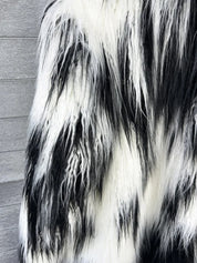 Colorful fur coat - star