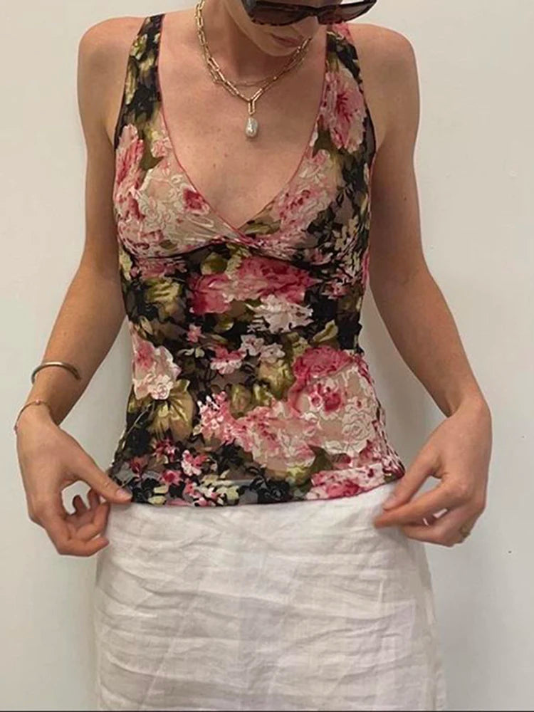 TT Floral Tank