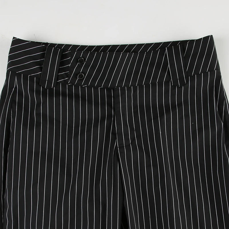 UU Elegant Striped Low Pants