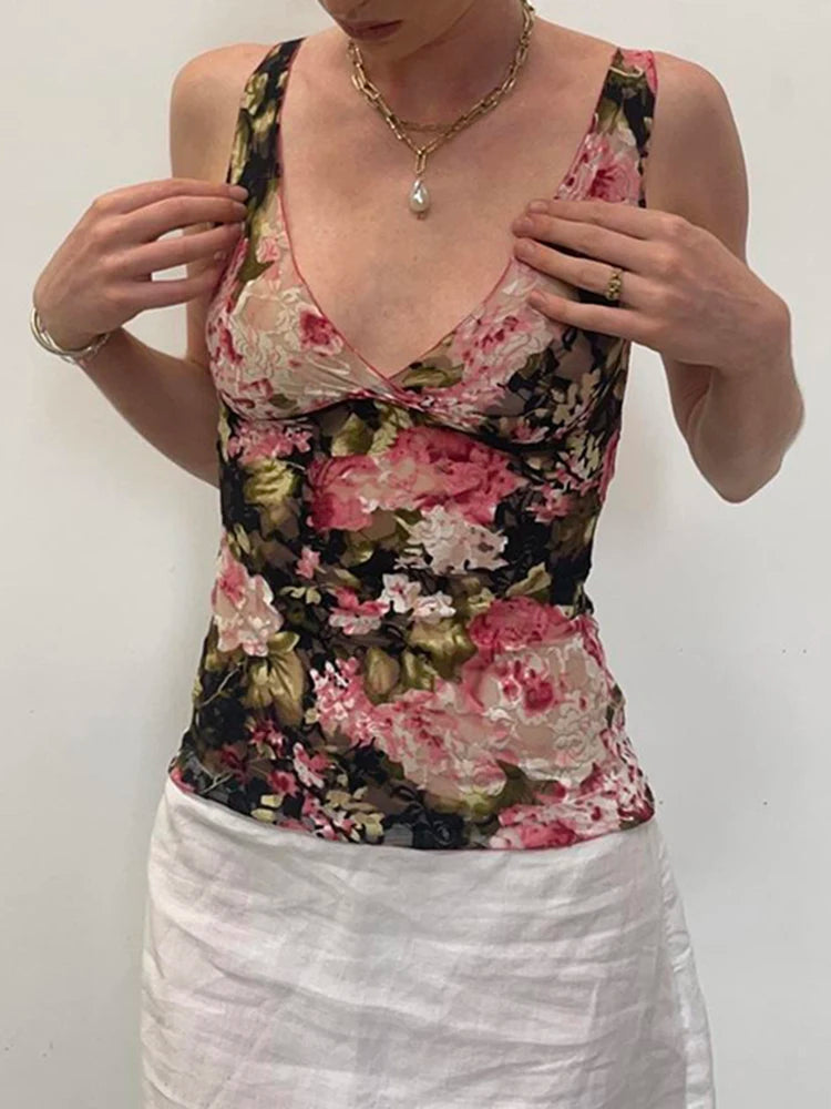 TT Floral Tank