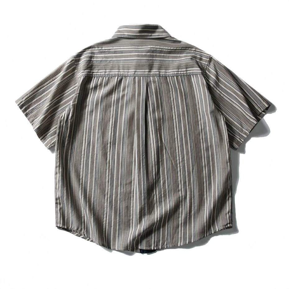 Men's Striped Oversized Shirt