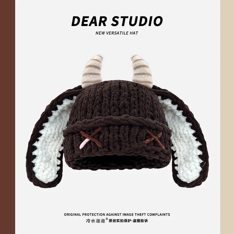 Little Devil Bunny Ear Beanie