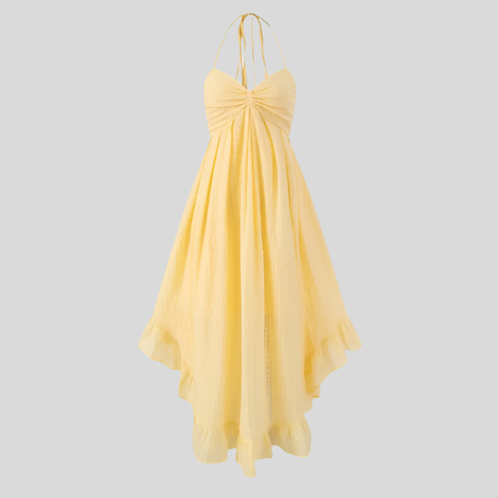 REEN Yellow Mini Dress