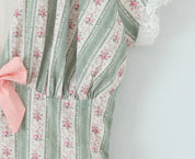 Yaara- Vintage Layered Mini Dress