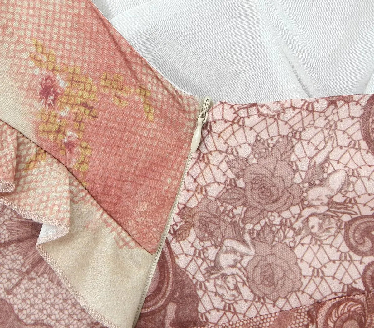 KOPI Asymmetric Floral Mini Dress