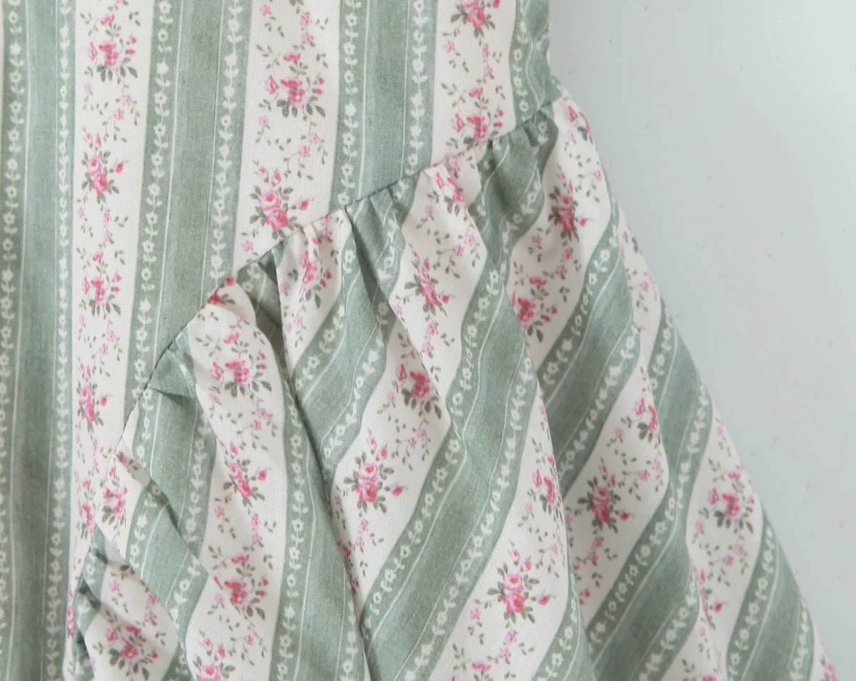 Yaara- Vintage Layered Mini Dress