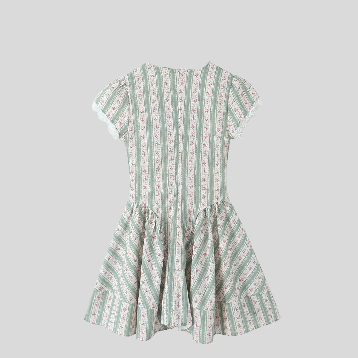 Yaara- Vintage Layered Mini Dress
