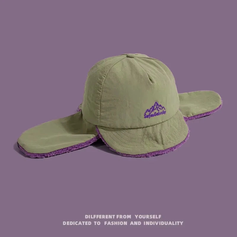 Fleece Bomber Hat with Ear Flaps