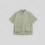Men's Plaid Cargo Shirt