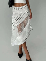 Noam- Skirt with lace combination