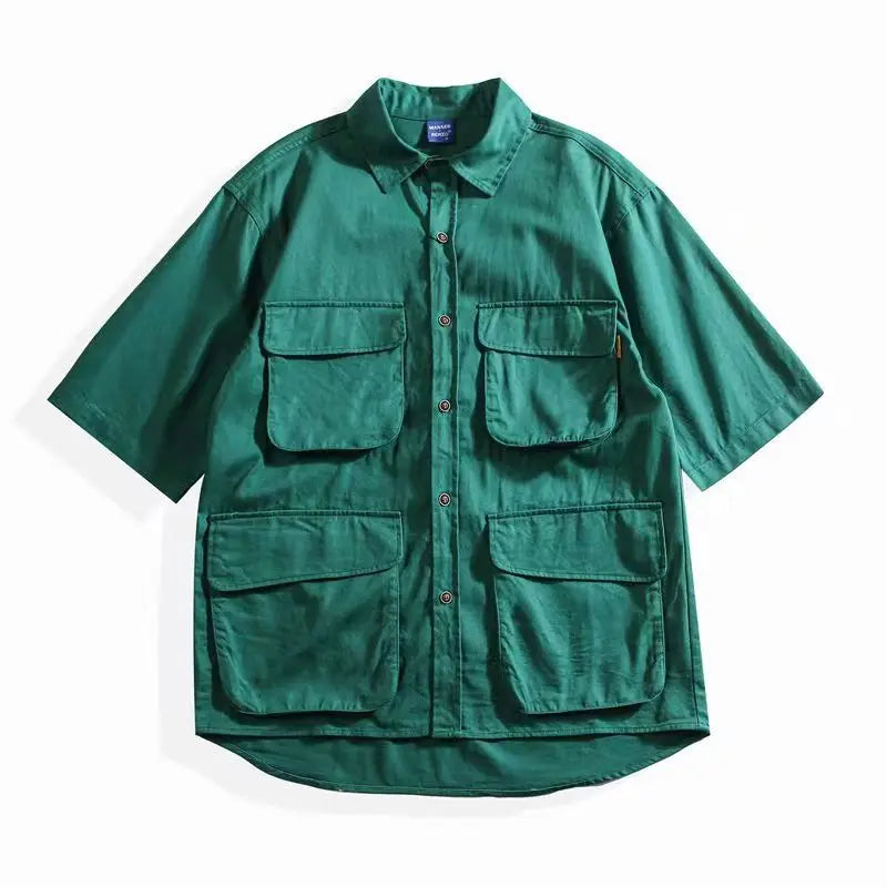 Men's Multi-Pocket Workwear Shirt