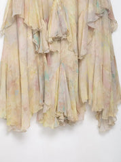Classic Colorful Fringed Skirt