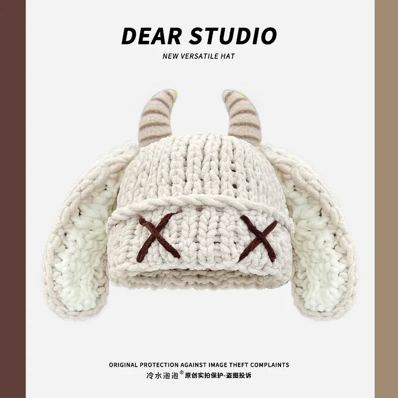 Little Devil Bunny Ear Beanie