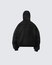 Rock Eye-Cutout Zip Hoodie