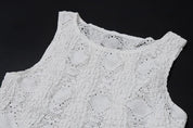 Shniqwa- White Skirt and Tank Set