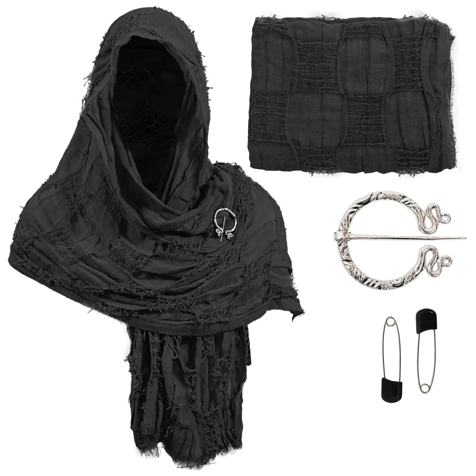 Cotton Scarf with Buckle- Festivals