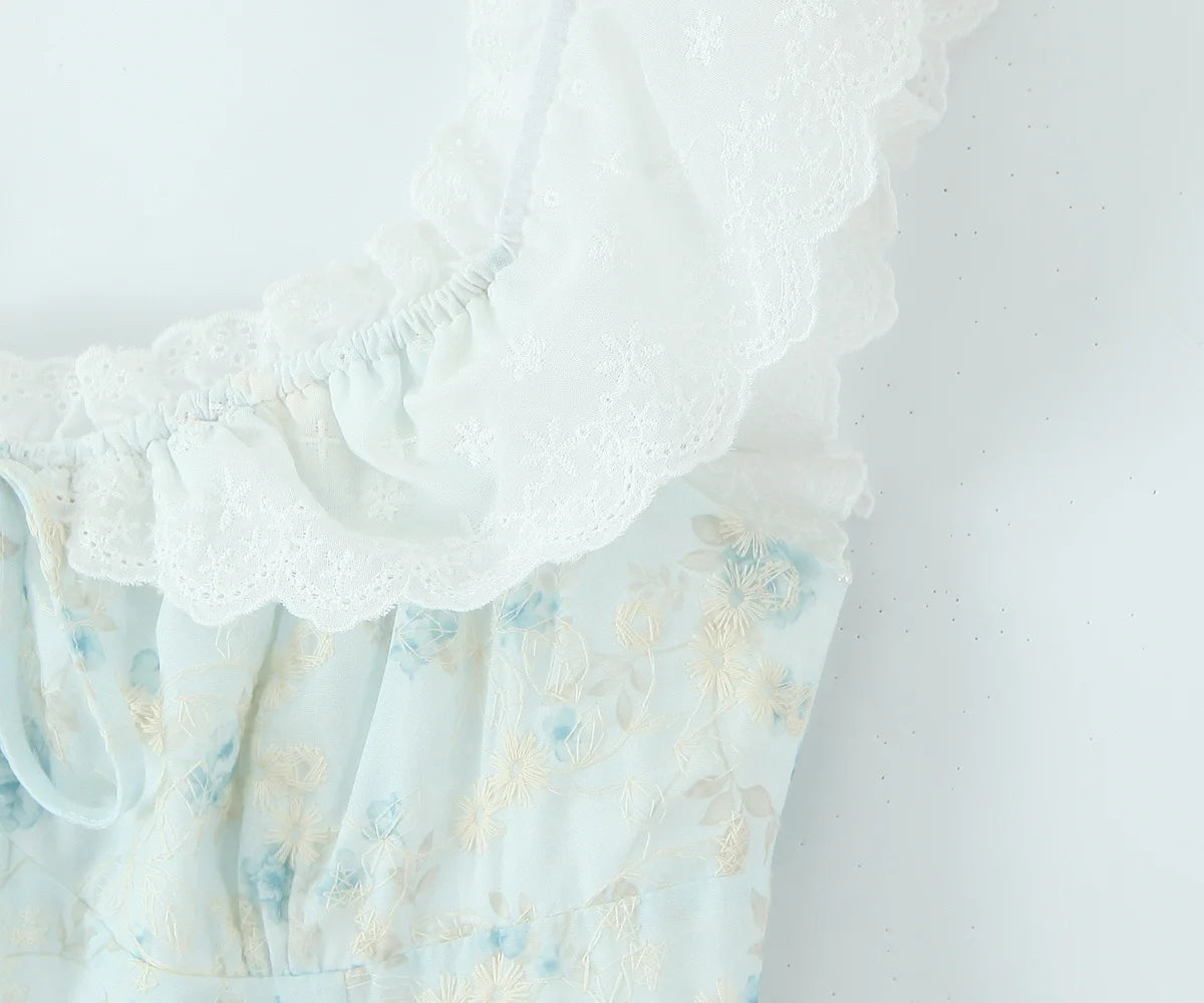 Princess - Layered mini dress with lace