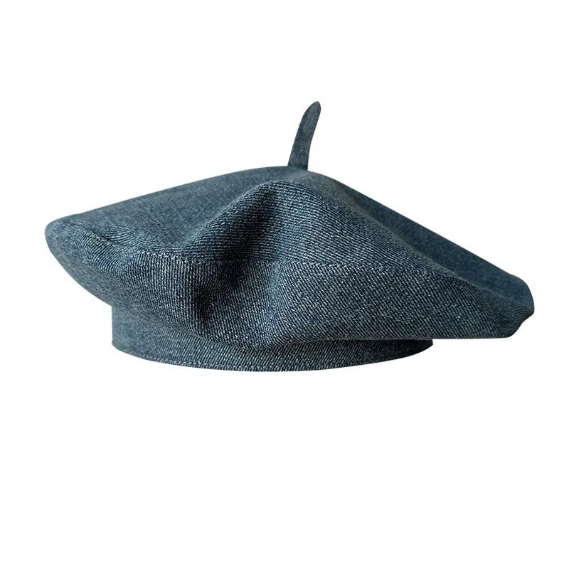 The Liora Hat – Linen Beret