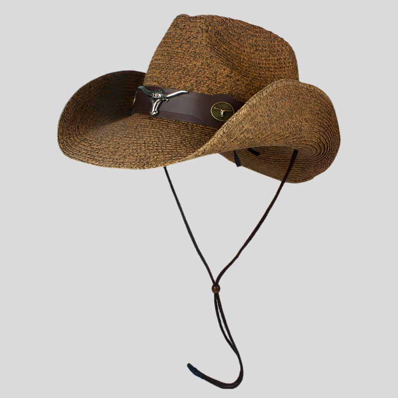 Bull Buckle Cowboy Hat