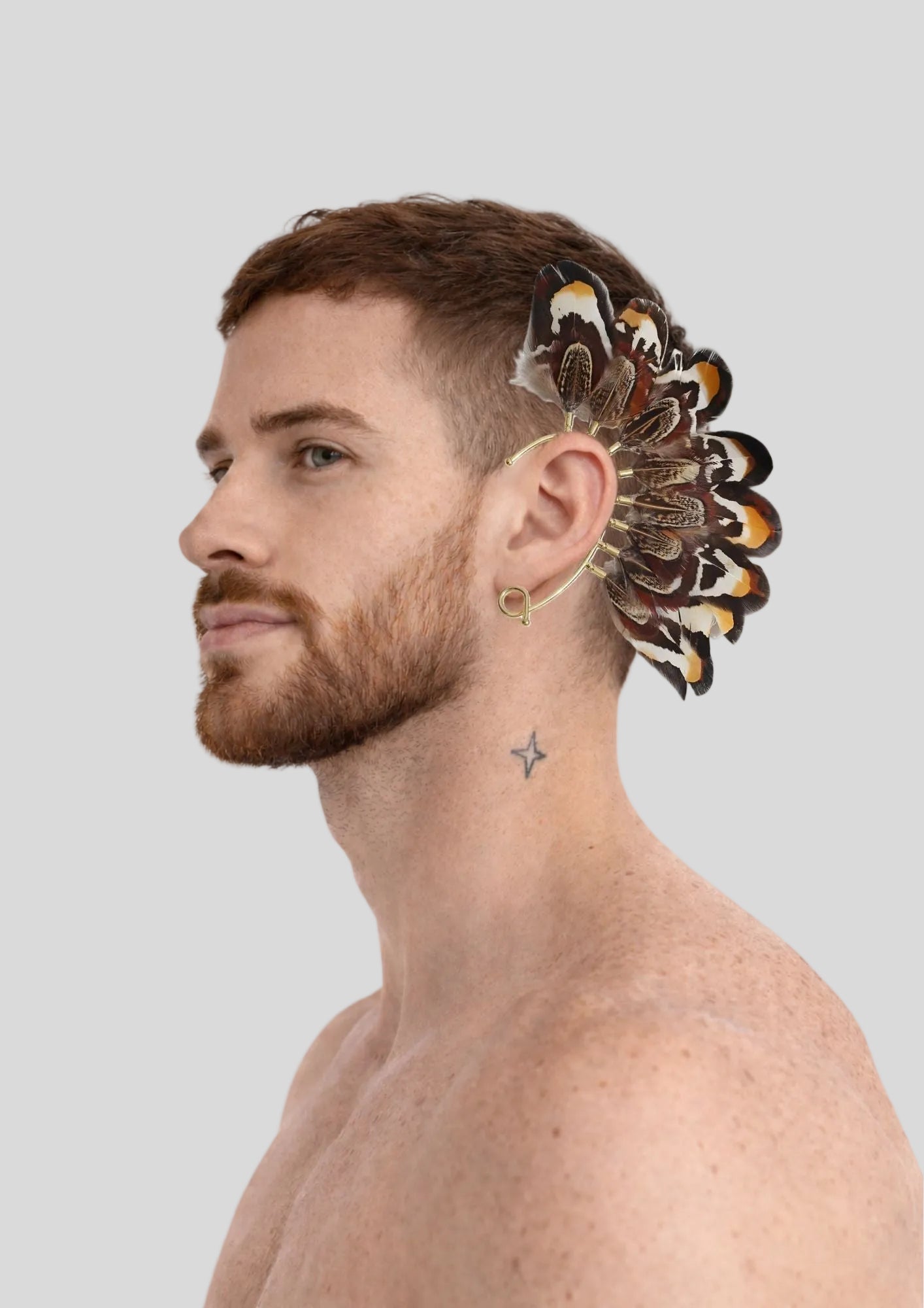 Feather earring