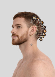 Feather earring