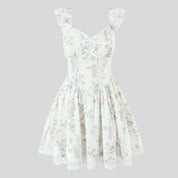 Inbal - Vintage-style floral mini dress