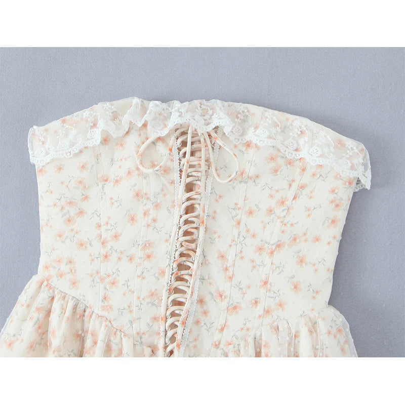 Romi - Vintage-style floral mini dress