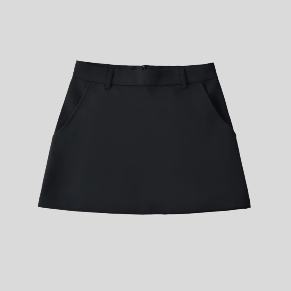 Classic Plain Mini Skirt