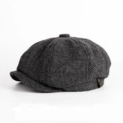 Vintage Octagonal Newsboy Cap