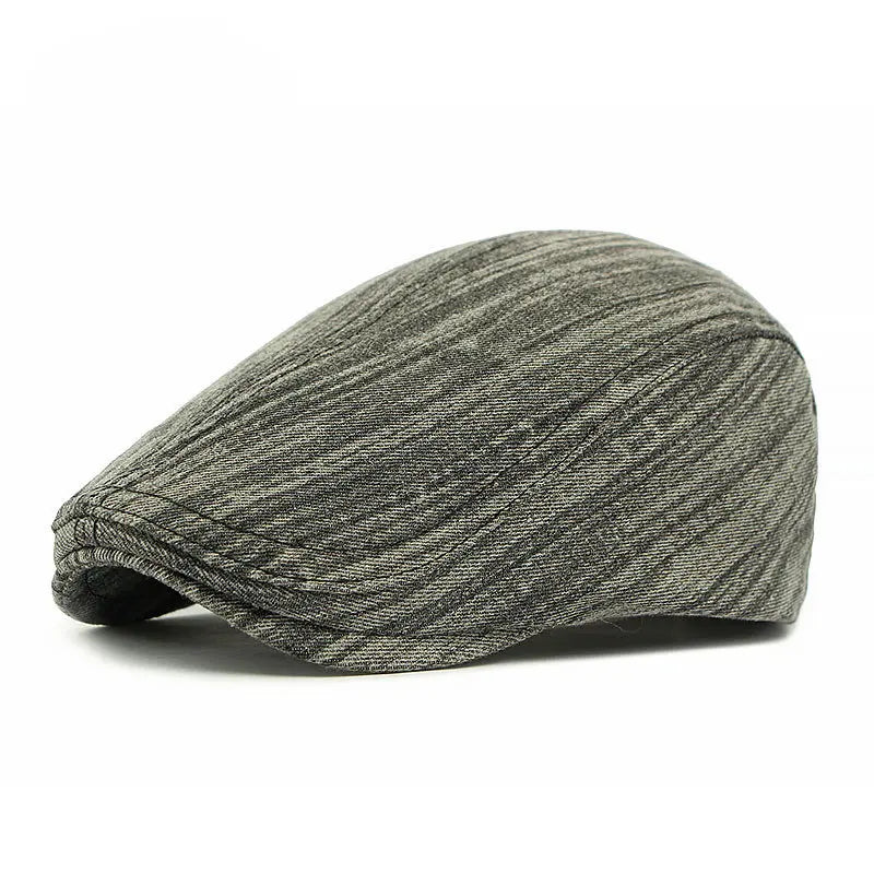 The Theo Hat – Striped Cotton Cap