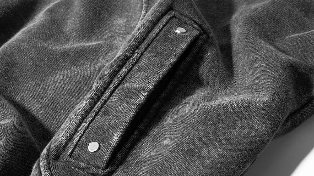 Rock Eye-Cutout Zip Hoodie