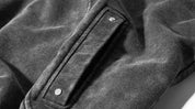 Rock Eye-Cutout Zip Hoodie