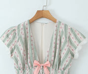 Yaara- Vintage Layered Mini Dress