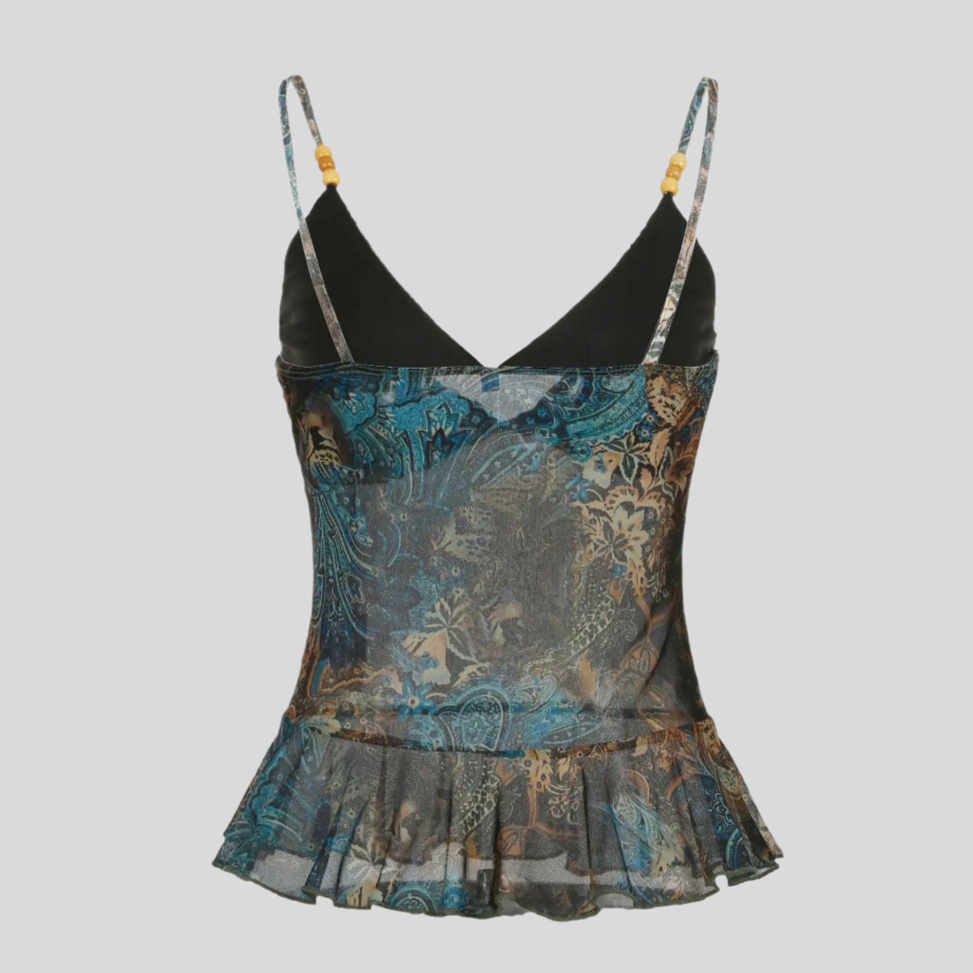 R Leopard Asymmetric Mini Dress