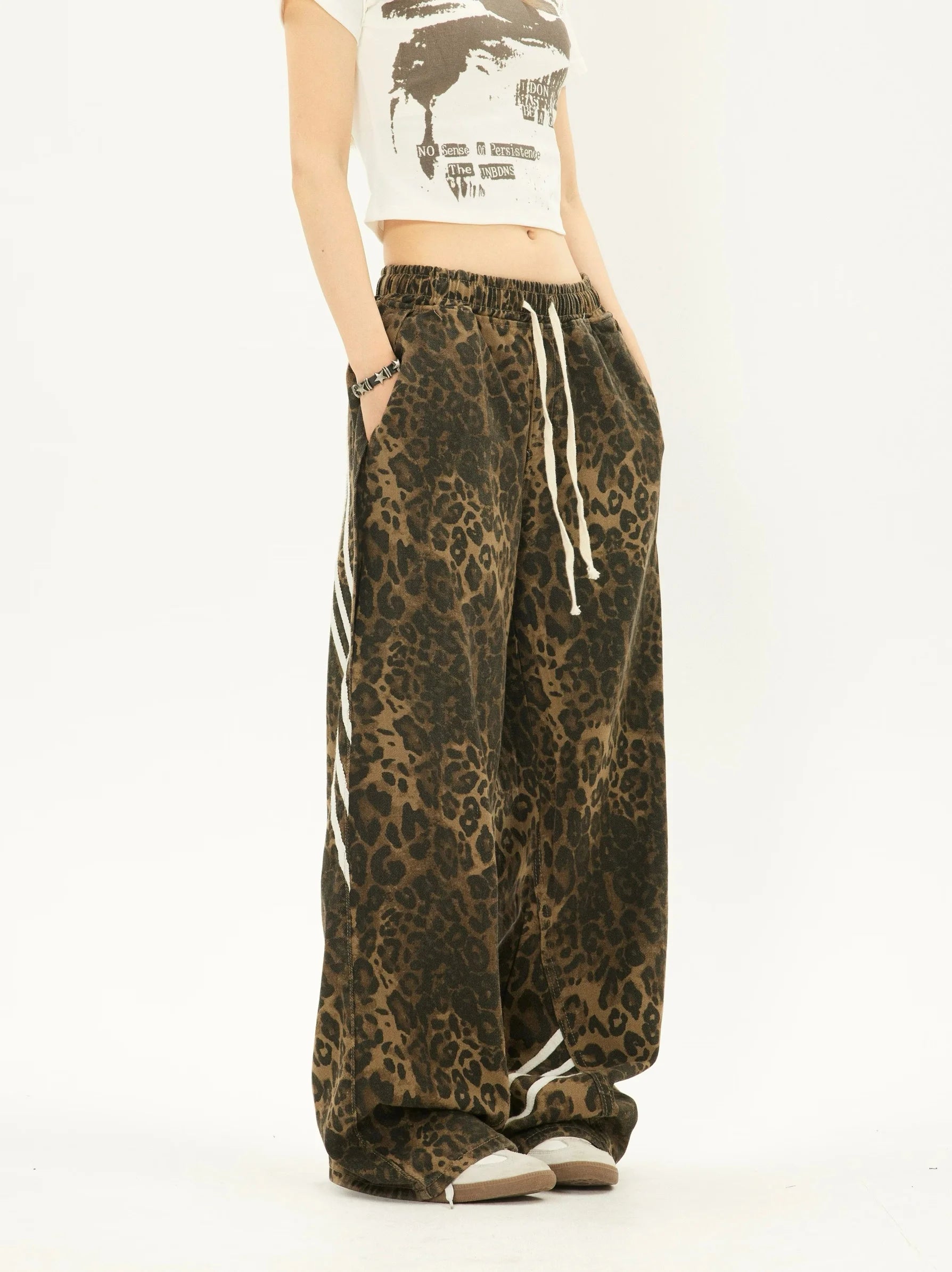 TH Low-Rise Leopard Pants