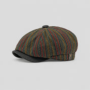 Striped Beret Hat
