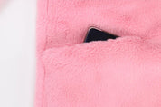 Pink Faux Fur Coat