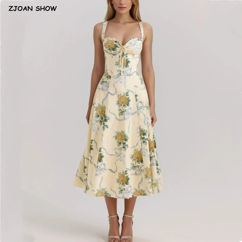 Shir- Corset Midi Dress