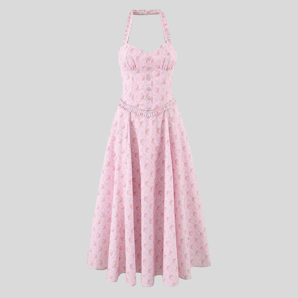 Shay- Corset Midi Dress