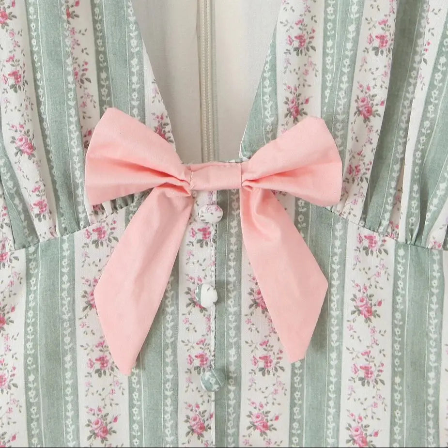 Yaara- Vintage Layered Mini Dress